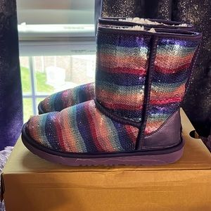 Girls purple UGG boots